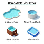 Pool Cleaner Cordless Rechargeable Interchangeable Heads