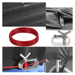 Pool Cover Round 210D Oxford Waterproof Tension Cable Winch