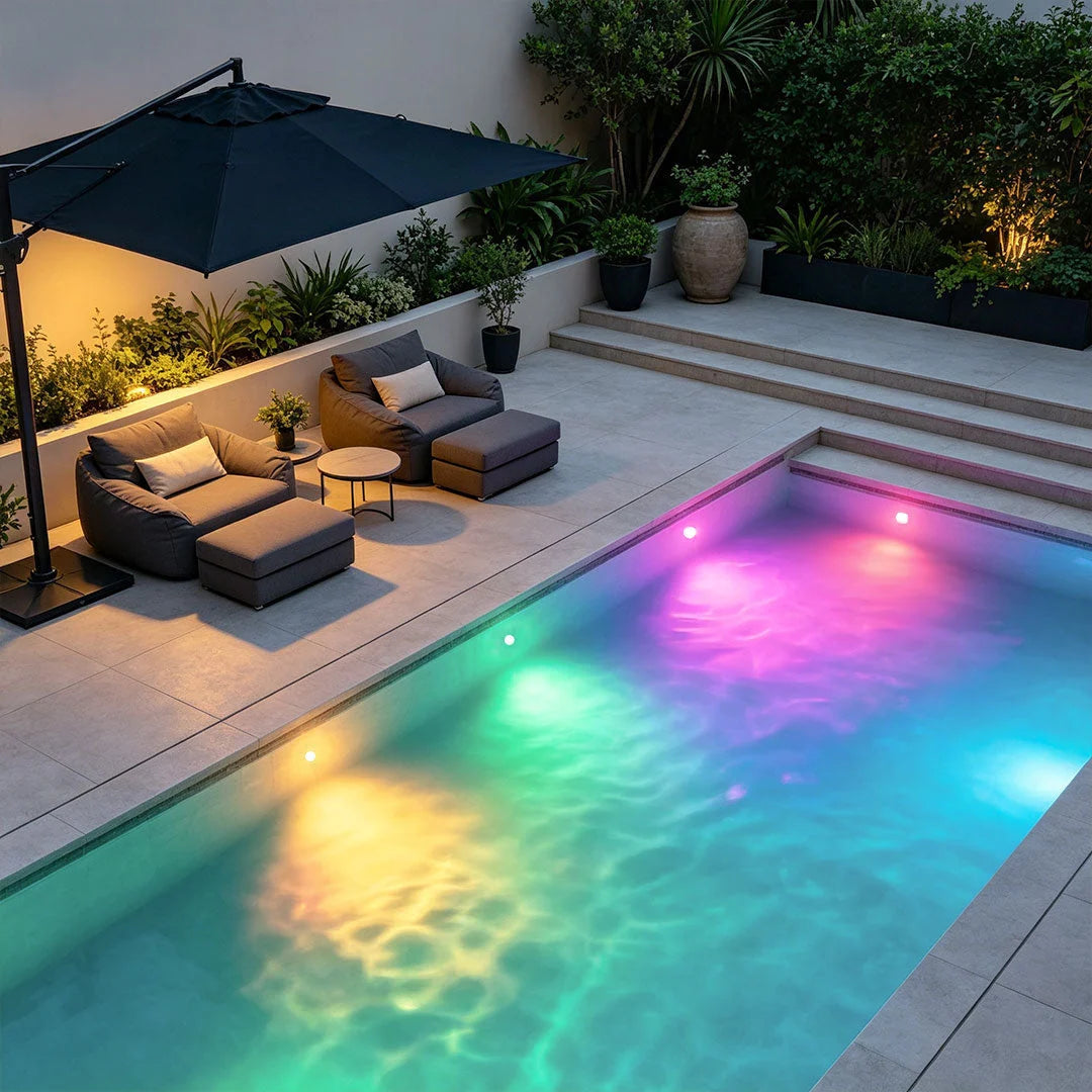 Pool Light Magnetic Rechargeable RGB Waterproof