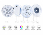 Pool Light Magnetic Rechargeable RGB Waterproof