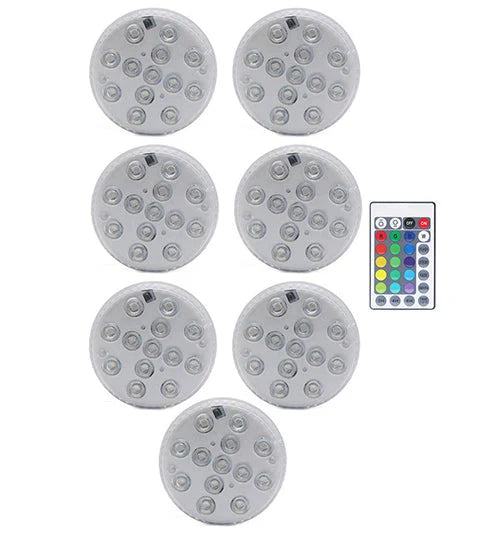 Pool Lights Submersible RGB Dimmable Remote-Controlled
