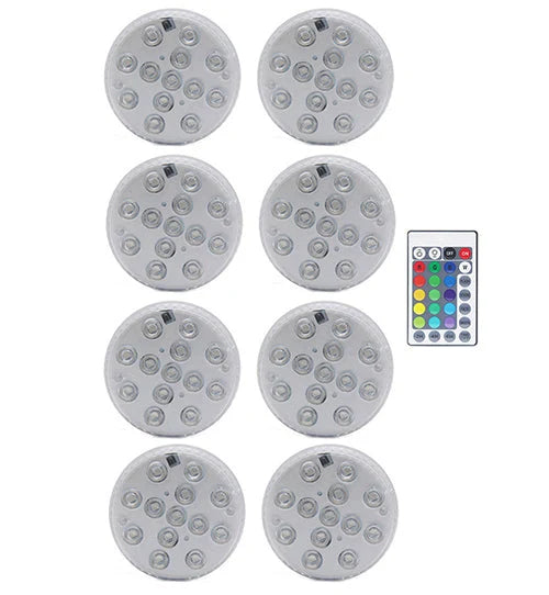 Pool Lights Submersible RGB Dimmable Remote-Controlled
