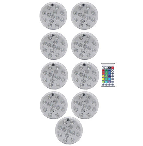 Pool Lights Submersible RGB Dimmable Remote-Controlled