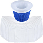 Pool Skimmer Socks Nylon Filter Protector Fits 5.1–8.7 In