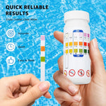 Pool Test Strips 3-In-1 Chlorine pH Alkalinity