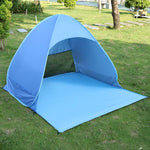 Pop-Up Beach Tent Instant Setup Two-Person UV Blocking