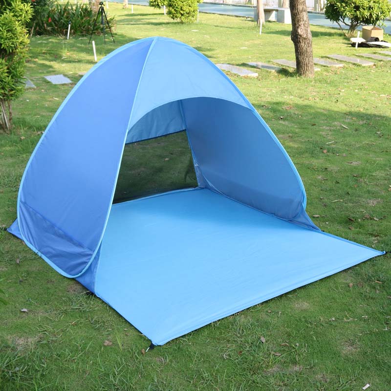 Pop-Up Beach Tent Instant Setup Two-Person UV Blocking