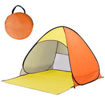 Pop-Up Beach Tent Instant Setup Two-Person UV Blocking