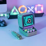 Portable Bluetooth Speaker Retro Pixel Design 8-Hour Battery