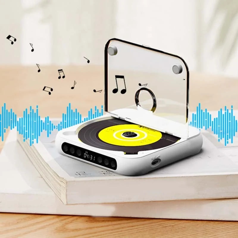 Portable CD Player Bluetooth Hi-Fi 6-Hour Battery