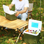 Portable Cooler Box Cooling & Warming Portable Design