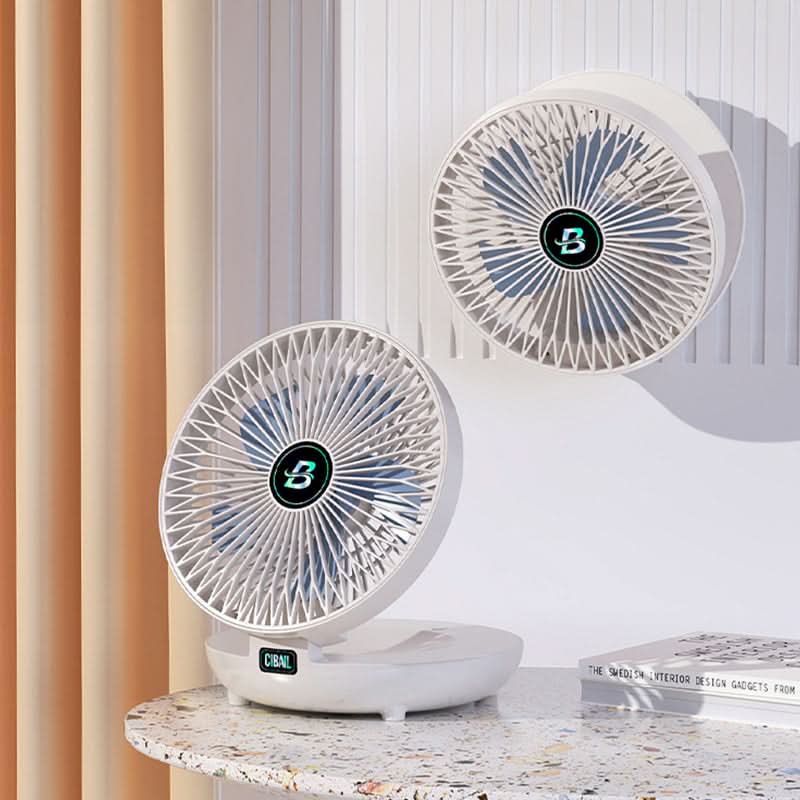 Portable Desk Fan USB Rechargeable 3 Speed 36-Hour Battery