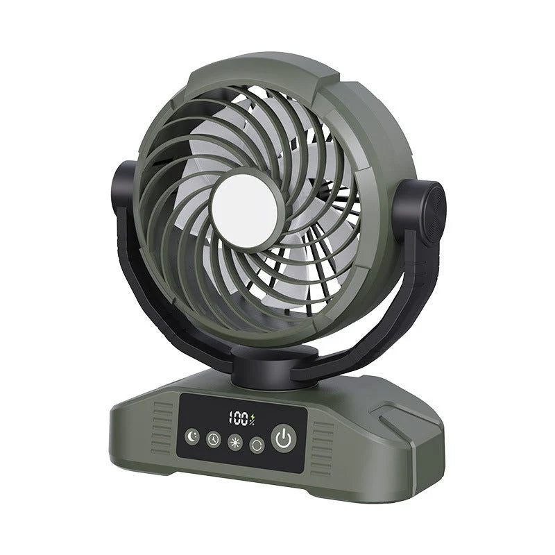 Portable Fan 20,000mAh Rechargeable Remote Control LED Light