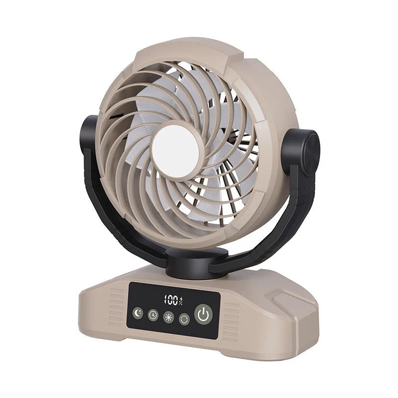 Portable Fan 20,000mAh Rechargeable Remote Control LED Light