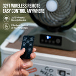 Portable Fan 20,000mAh Rechargeable Remote Control LED Light