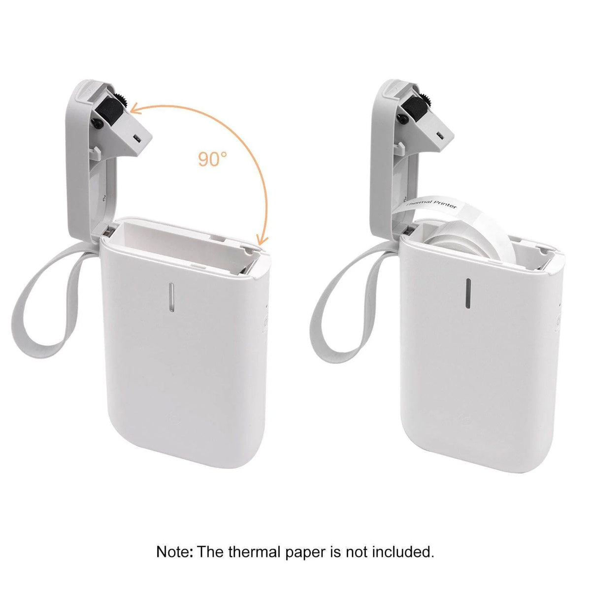 Portable Label Printer Bluetooth Thermal Ink-Free Rechargeable