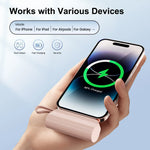 Portable Power Bank 4500mAh Built-In Phone Stand