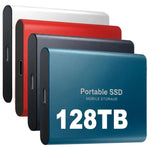 Portable SSD Drive 128TB High-Speed Shock-Resistant Aluminum Alloy