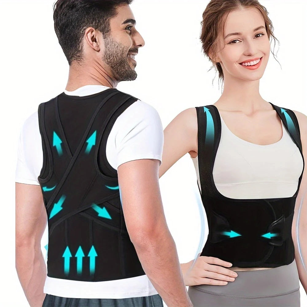 Posture Corrector Adjustable Straps Breathable Neoprene