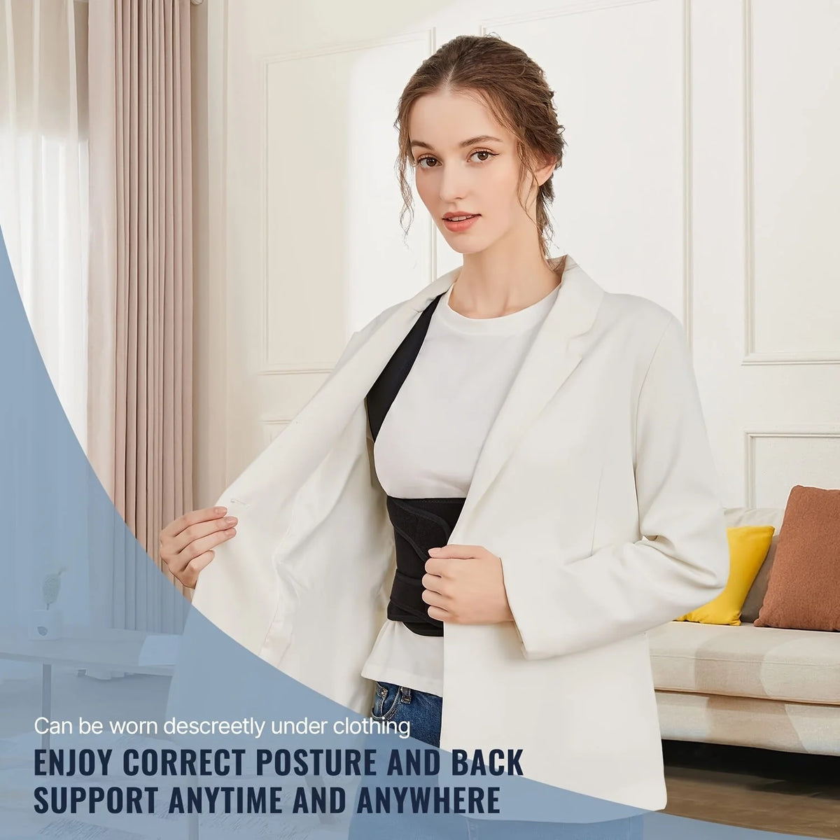 Posture Corrector Adjustable Straps Breathable Neoprene