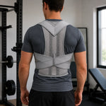 Posture Corrector Brace Adjustable Breathable Mesh 3-Zone Back Support