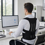 Posture Corrector Brace Adjustable Breathable Mesh 3-Zone Back Support