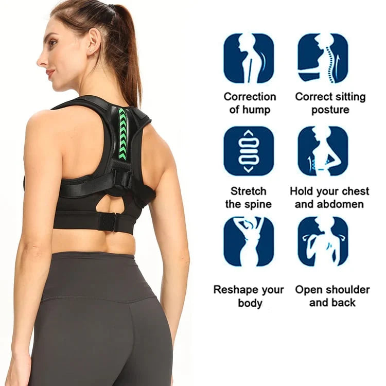 Posture Corrector Brace Adjustable Breathable Mesh Support