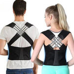 Posture Corrector Brace Adjustable Elastic Straps Discreet Under Clothing