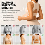 Posture Support Bra X-Back Front Closure Wide Straps