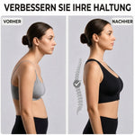 Posture Support Bra X-Back Front Closure Wide Straps