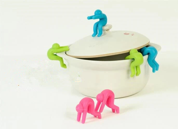 Pot Lid Holder Silicone Self-Standing Set of 2