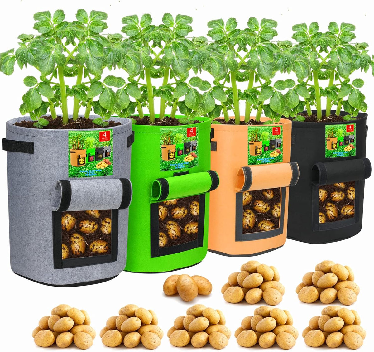 Potato Grow Bag Breathable Air-Pruning Fabric