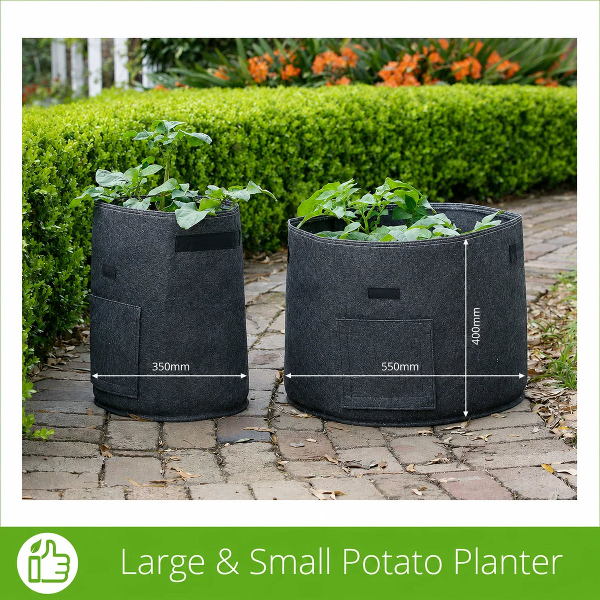 Potato Grow Bag Reusable With Side Access Flap