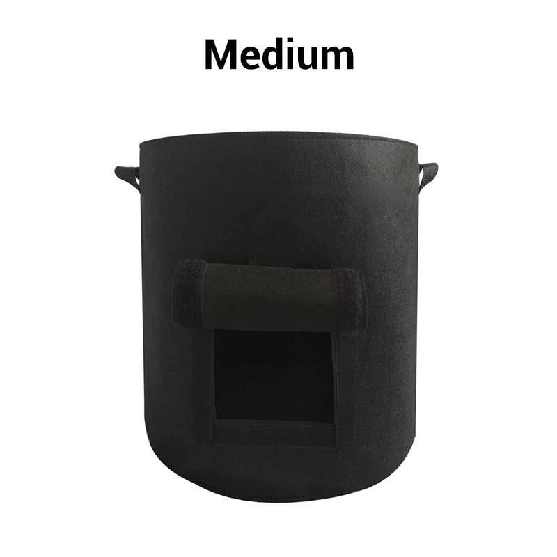 Potato Planting Bag Harvest Window Breathable Fleece