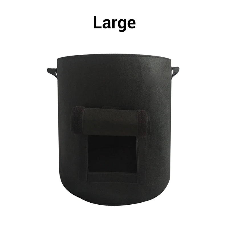 Potato Planting Bag Harvest Window Breathable Fleece