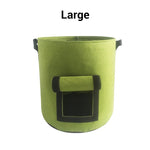 Potato Planting Bag Harvest Window Breathable Fleece