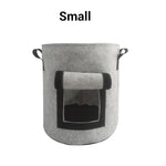 Potato Planting Bag Harvest Window Breathable Fleece