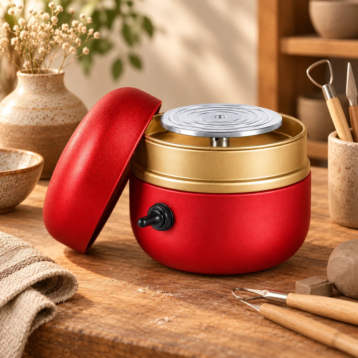 Pottery Wheel Compact Portable Tabletop