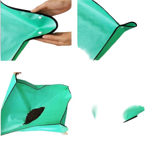 Potting Mat Waterproof Snap-Up Edges Foldable 26 x 26 In