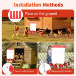 Poultry Waterer Automatic Float Valve Four Bowls