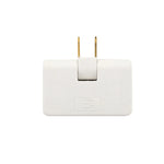 Power Adapter Foldable Compact Three Outlets