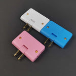 Power Adapter Foldable Compact Three Outlets