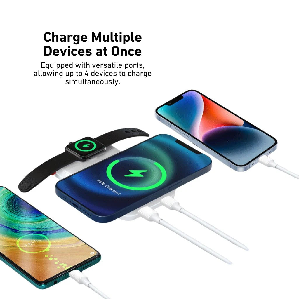 Power Bank 10,000mAh Magnetic Wireless & USB-C