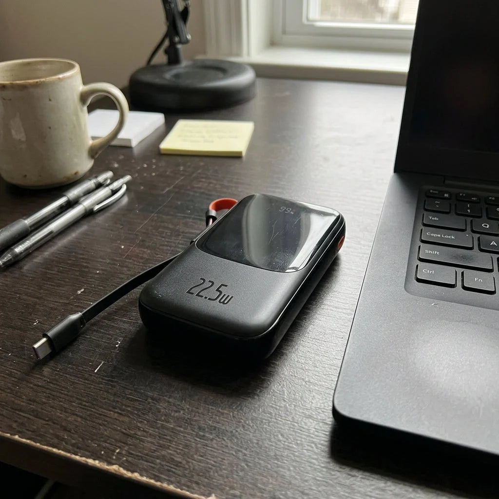 Power Bank 20W Fast Charging Foldable Design