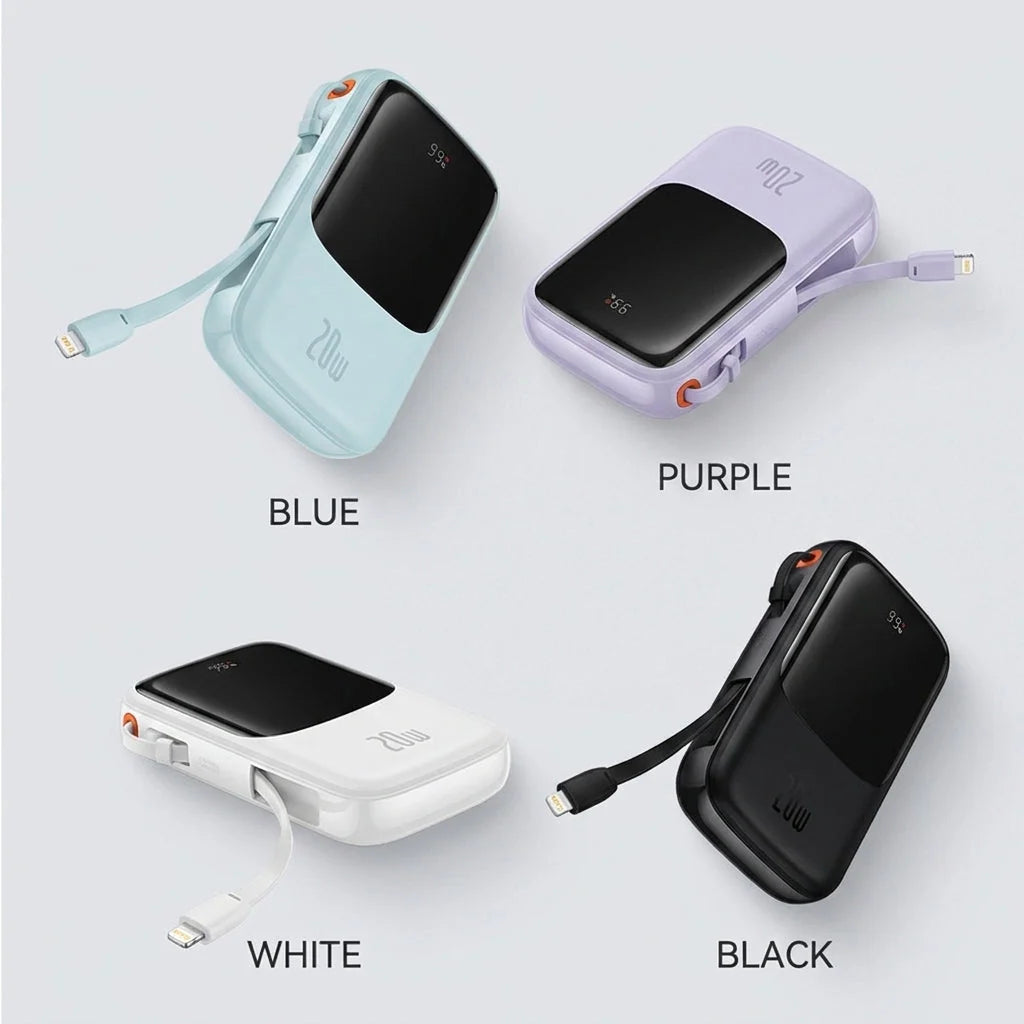 Power Bank 20W Fast Charging Foldable Design
