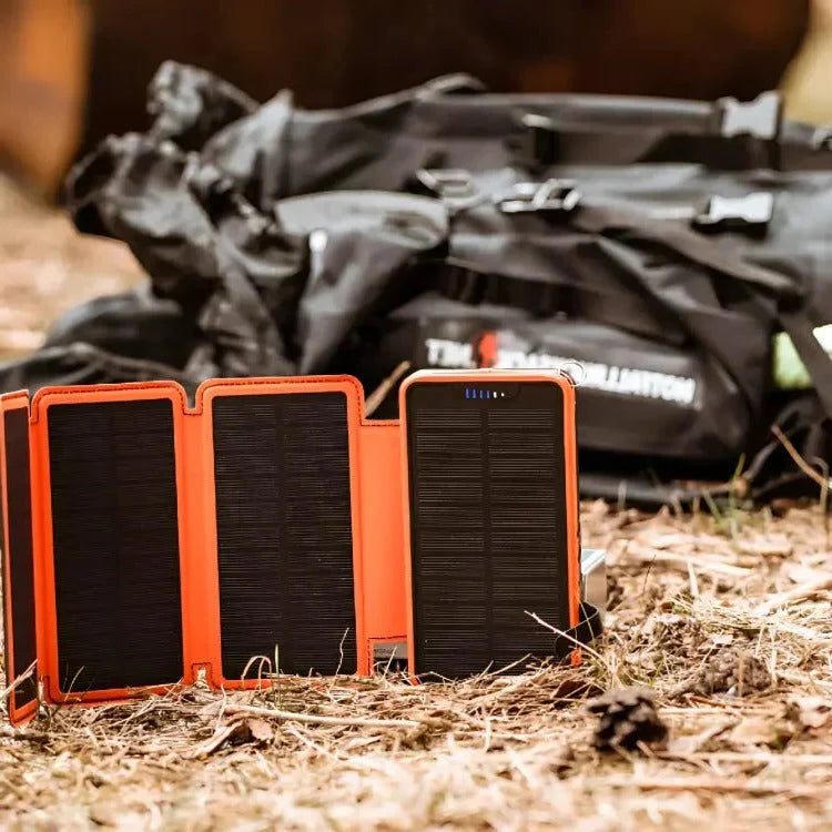 Power Bank 26,800mAh Dual USB Foldable Solar