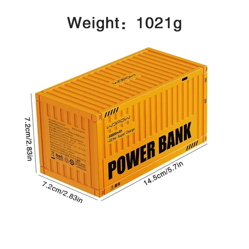 Power Bank 50,000mAh 22.5W Five Output Ports