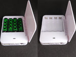Power Bank AA Battery Powered USB Output & LED Flashlight