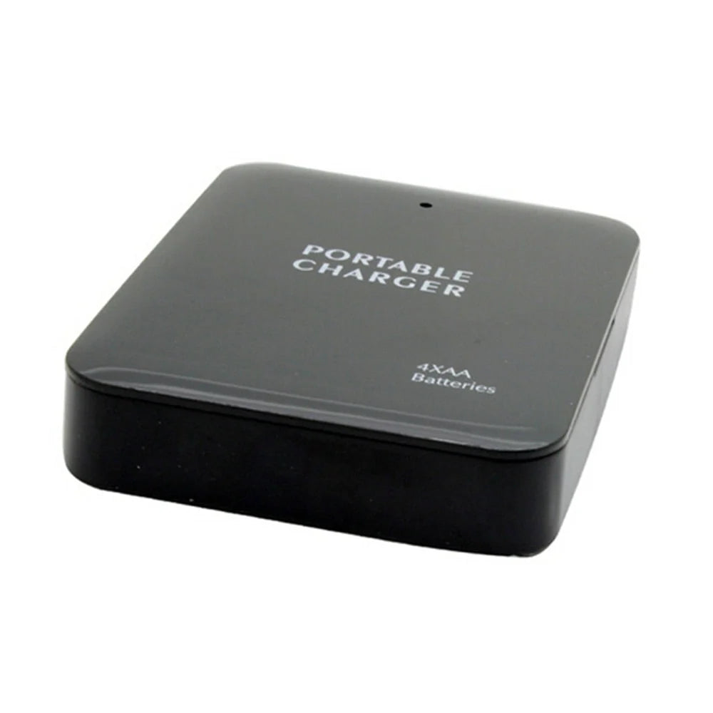 Power Bank AA Battery Powered USB Output & LED Flashlight