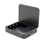 Power Bank AA Battery Powered USB Output & LED Flashlight